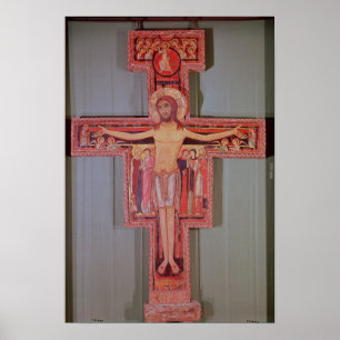 Crucifixen av St. Damian Poster