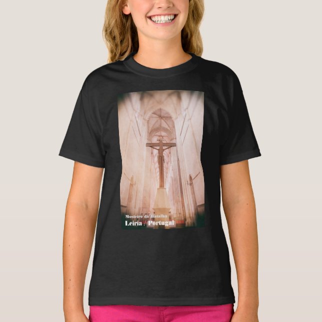 Crucifixen bakom Batalhas kloster T Shirt (Framsida)