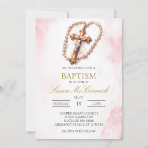 Crucifixens baptisminbjudan inbjudningar