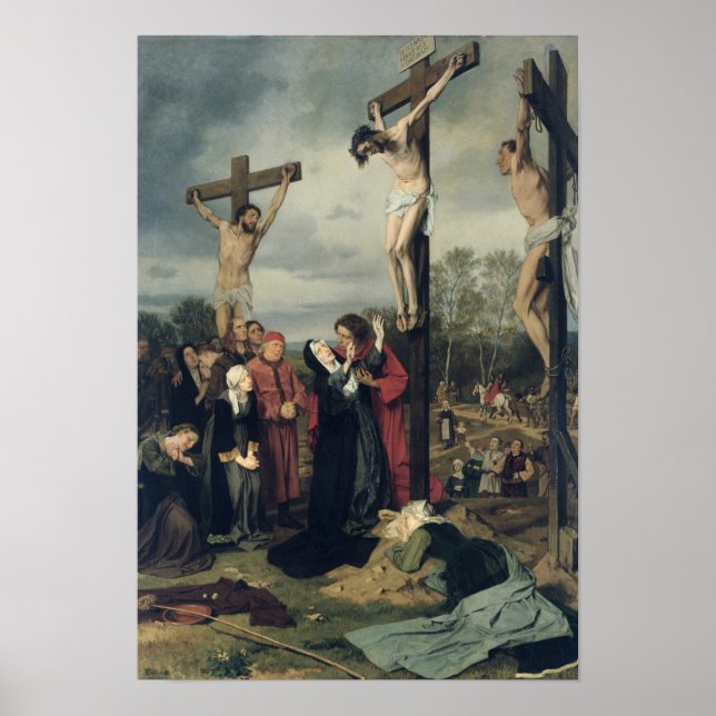 Crucifixion, 1873 poster (Framsidan)