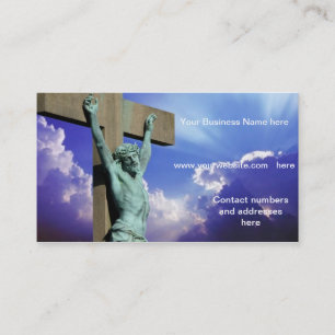 Crucifixion-affärskortet Visitkort