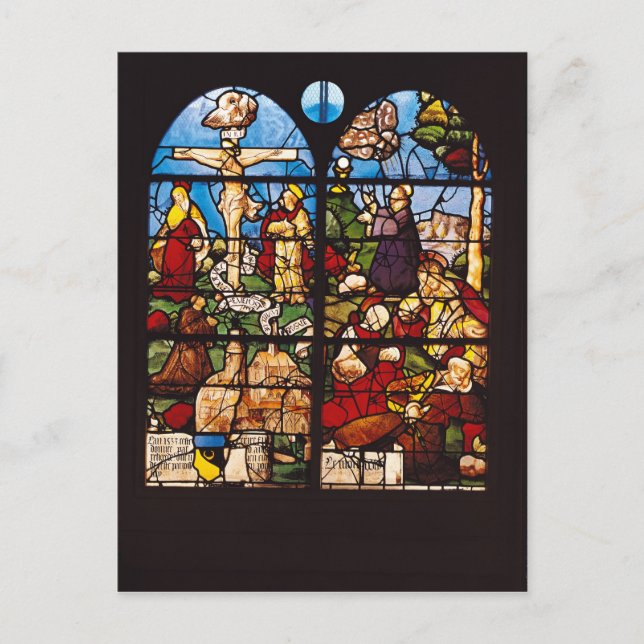 Crucifixion and the Mount of Olife, 1533 Vykort (Framsida)