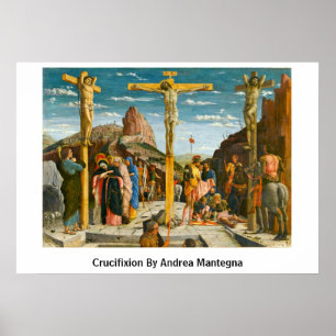 Crucifixion av Andrea Mantegna Poster
