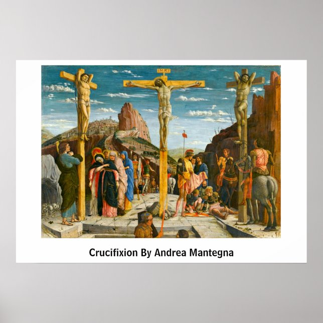 Crucifixion av Andrea Mantegna Poster (Framsidan)