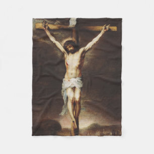 Crucifixion av Bartolome Esteban Murillo Fleecefilt