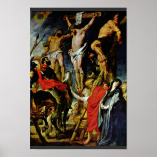 Crucifixion av Rubens Peter Paul (bäst kvalitets- Poster