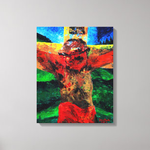 Crucifixion avslutas det 2009 canvastryck