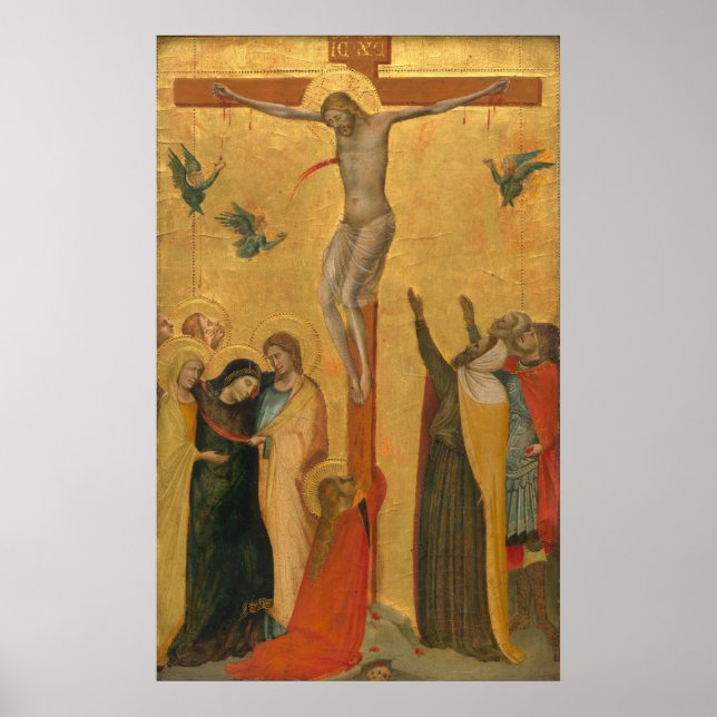Crucifixion - Bernardo Daddi Fine Art Poster (Framsidan)