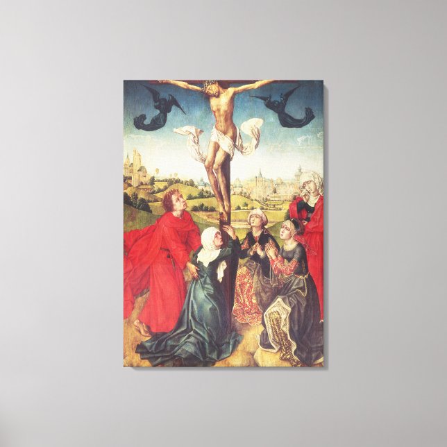 Crucifixion, c.1510 (olja på panel) canvastryck (Framsida)