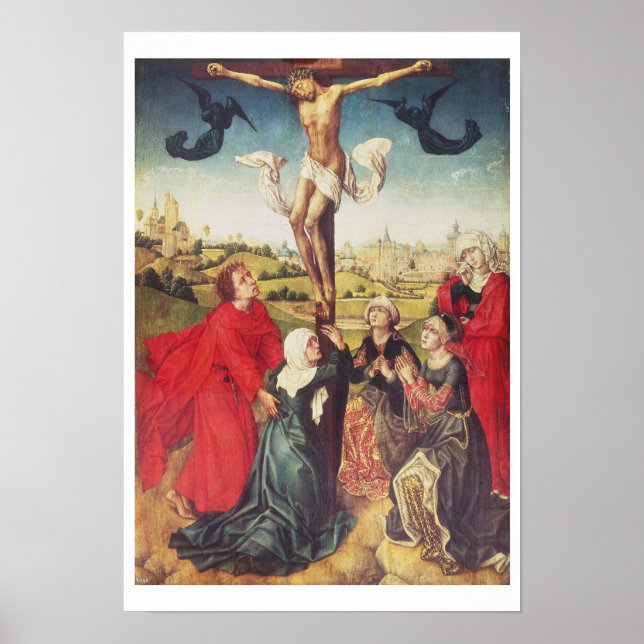 Crucifixion, c.1510 (olja på panel) poster (Framsidan)
