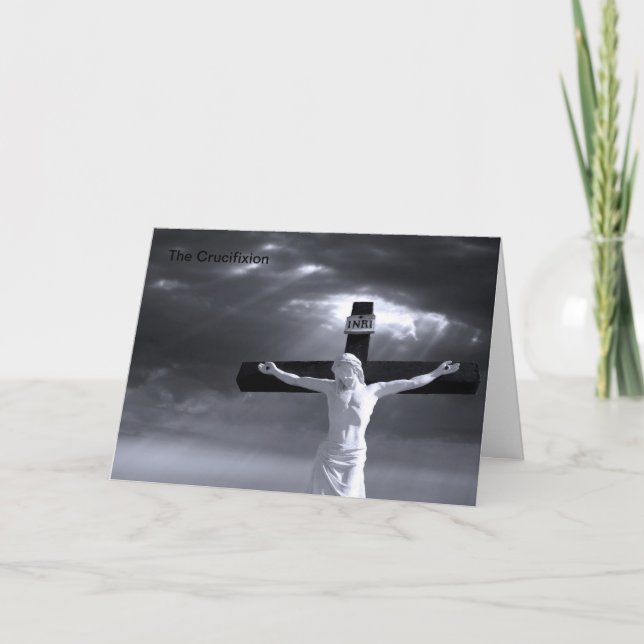 Crucifixion Card Helgkort (Framsida)