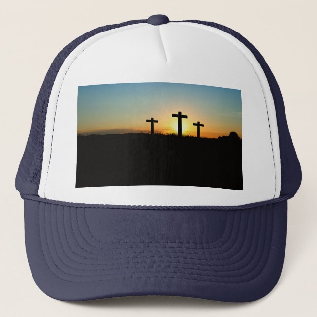Crucifixion Kor vid Sunset Keps (Framsida)
