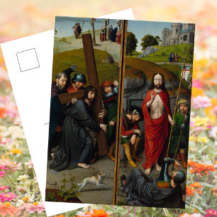 Crucifixion Lent Resurrection Jesus Kristus Påsk Helg Vykort