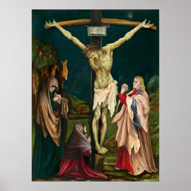 Crucifixion - Matthias Grünewald Fine Art Poster (Framsidan)