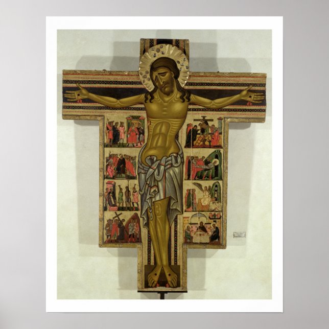 Crucifixion med Passionsberättelser, School of of  Poster (Framsidan)