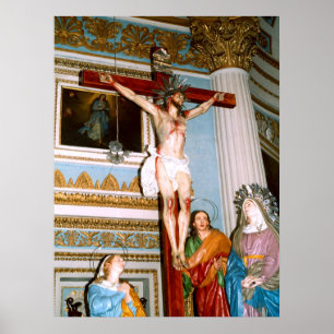 Crucifixion på Malta Poster