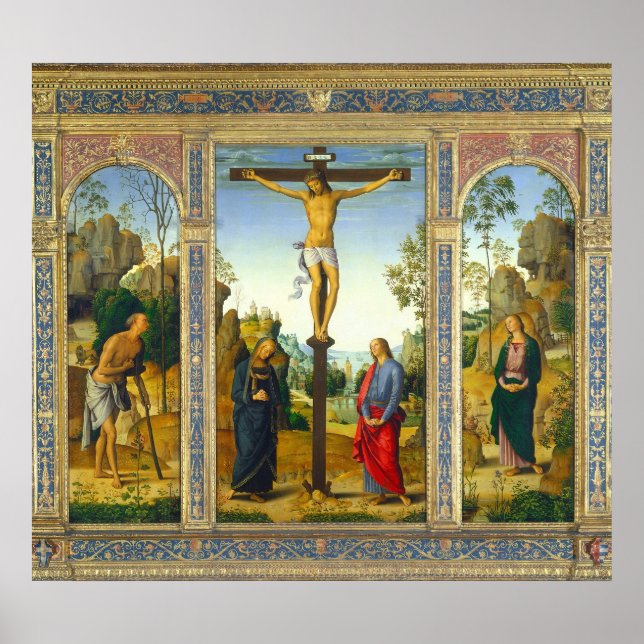 Crucifixion - Pietro Perugino Fine Art Poster (Framsidan)