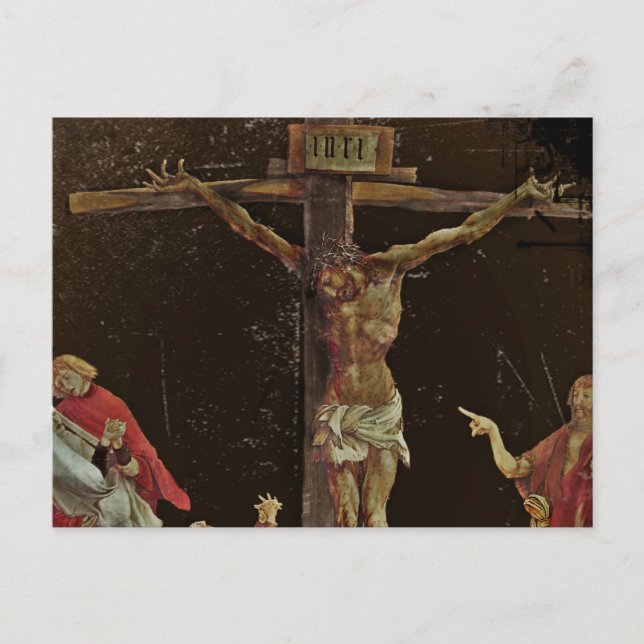 Crucifixion Saints på Jesus Feet Vykort (Framsida)