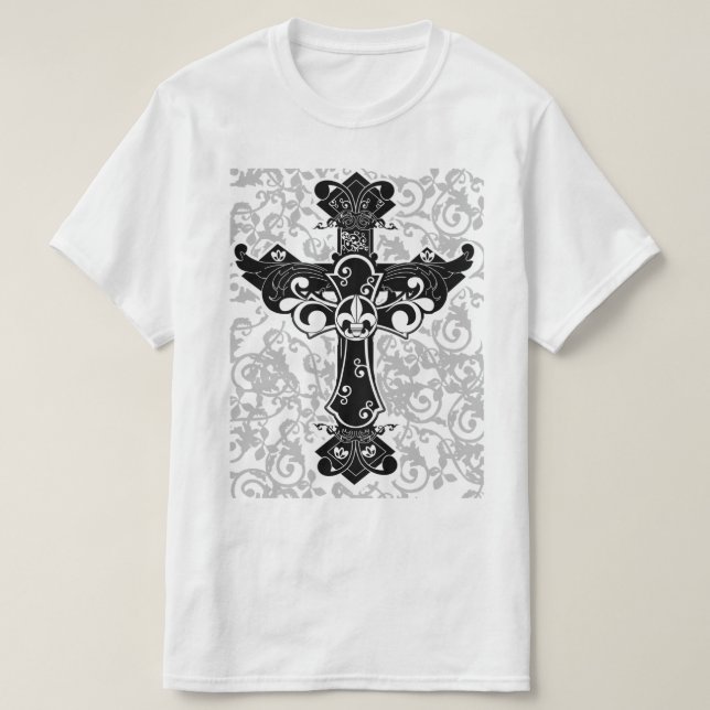 Crucifixion Salvation  T Shirt (Design framsida)