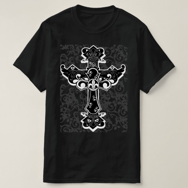 Crucifixion Salvation  T Shirt (Design framsida)