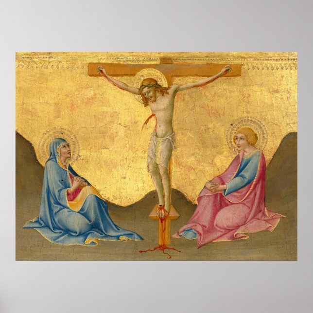 Crucifixion - Sano di Pietro Fine Art Poster (Framsidan)