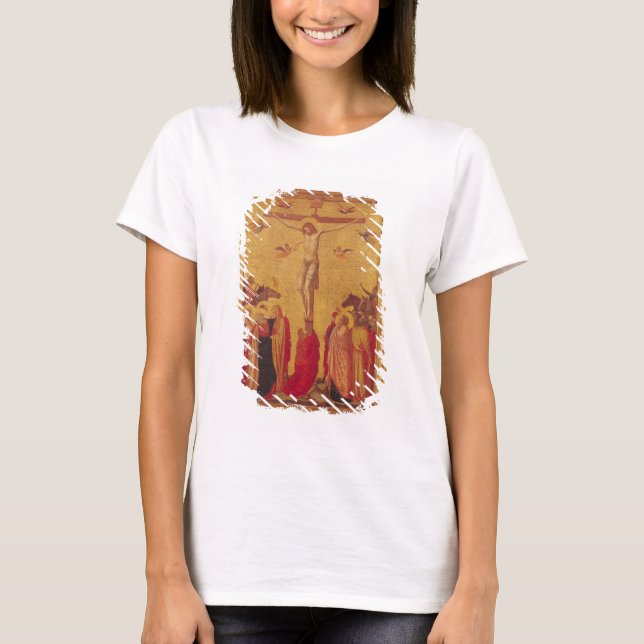Crucifixion (tempera on panel) tee (Framsida)