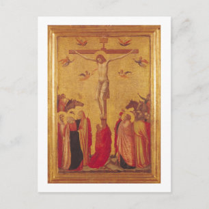 Crucifixion (tempera on panel) vykort