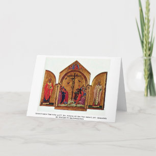 Crucifixion Triptych Lämnat: St. Nicholas Helgkort