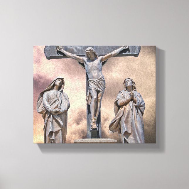 Crucifixion Wrapped Canvas (Framsida)