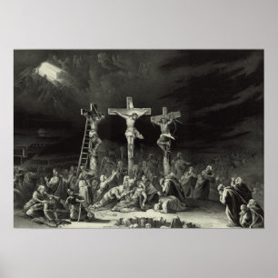 Crucifixionen - 1849 poster