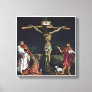 CRUCIFIXIONEN FRÅN ISENHEIM-ALTARESTYCKET CANVASTRYCK