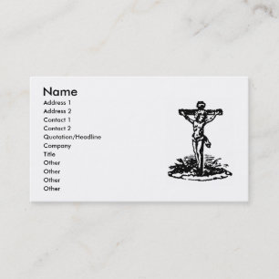 Crucifixvisitkort Visitkort