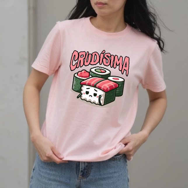 Crudísima Funny Spain Sushi T Shirt (Crudísima Funny Spanish Sushi T-Shirt)
