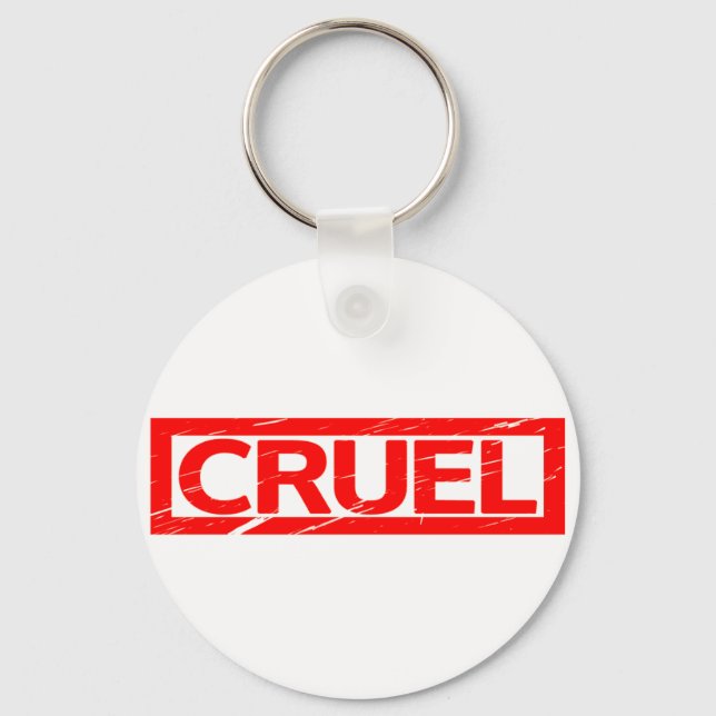 Cruel Frimärke Nyckelring (Framsida)