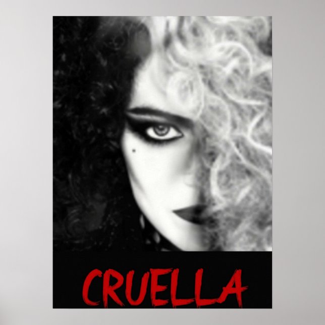 CRUELLA DE VIL POSTER (Framsidan)