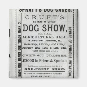 Crufts för affischadvertizing Show för hund Magnet
