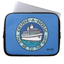 Cruise-A-Holisk anpassningsbar monogram laptop sle