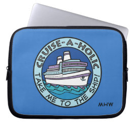 Cruise-A-Holisk anpassningsbar monogram laptop sle Sleeve