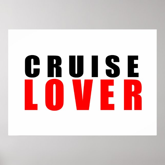 Cruise älskare poster (Framsidan)