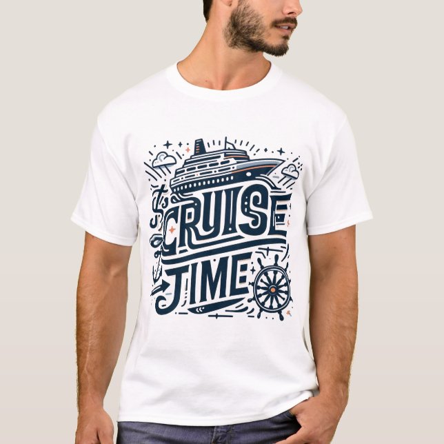 Cruise Älskare Shirt - Ocean Äventyr Apparel T (Framsida)