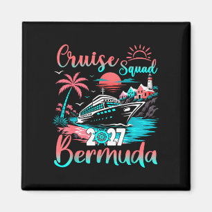 Cruise besättning bermuda 2027 tropisk semester fa magnet