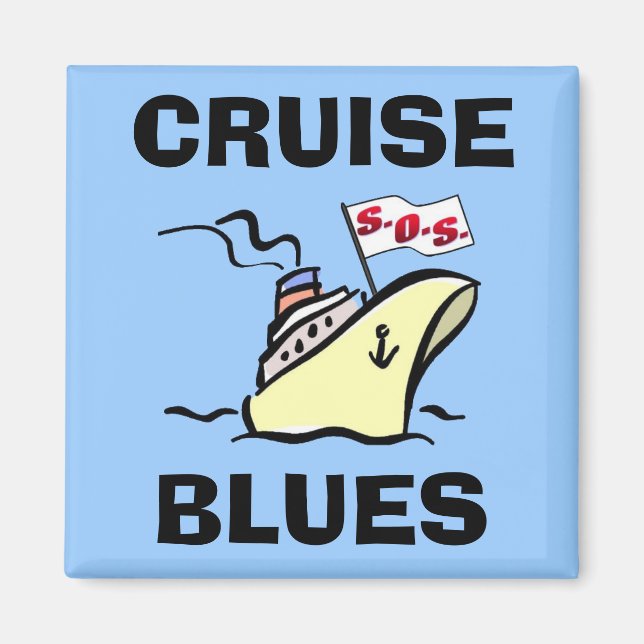 Cruise Blues - Carnival Splendor Magnet (Framsidan)