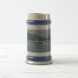Cruise Boat on Tamsui River Grått /Blue 22 oz Stei Sejdel
