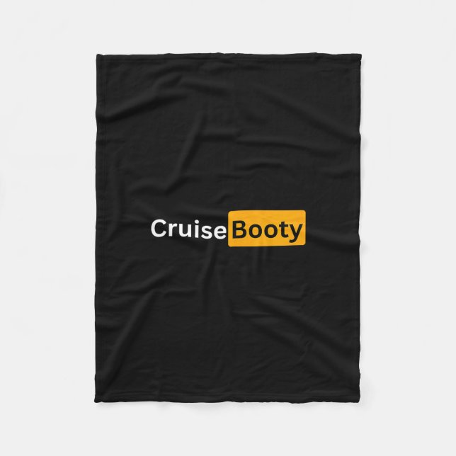 Cruise Booty - Y Cruising Bon Voyage Gifts  Fleecefilt (Framsidan)