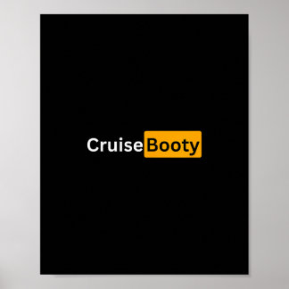 Cruise Booty - Y Kryssning Avresa Presenter Poster