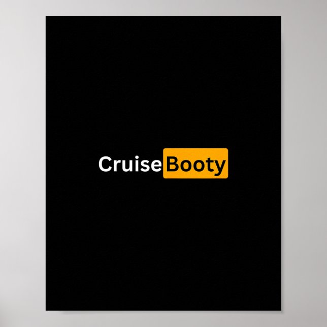 Cruise Booty - Y Kryssning Avresa Presenter  Poster (Framsidan)