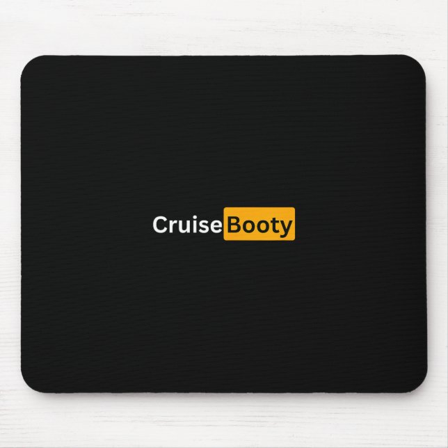 Cruise Booty - Y Kryssning Avresegåvor  Musmatta (Framsidan)