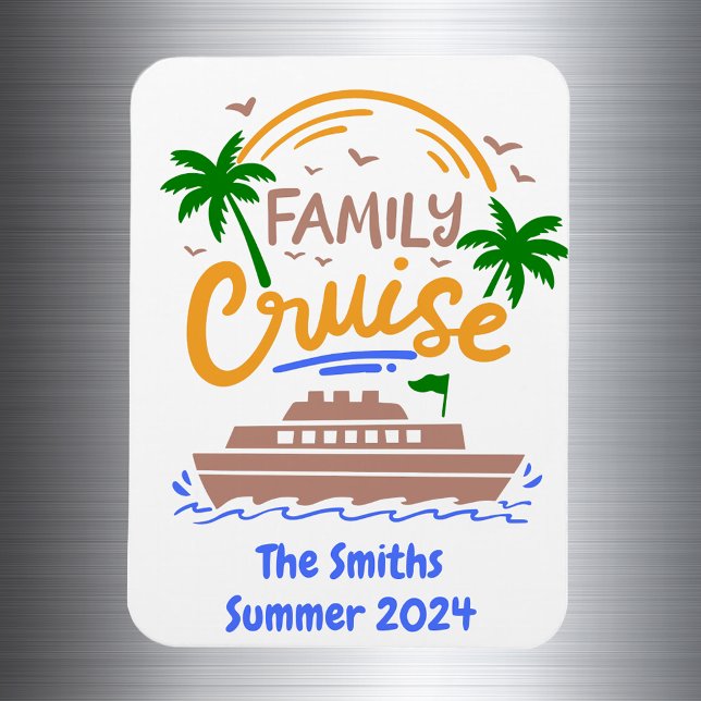 Cruise Cabin-dörr för Frakten Family Namn Magnet (Skapare uppladdad)
