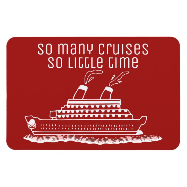 Cruise Cabin Stateroom Door Marker Funny Magnet (Horisontell)