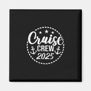 Cruise Crew 2025 Ankar Seglings Semester Resa Grup Magnet